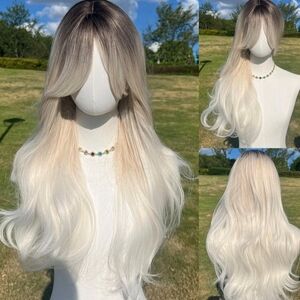 Long beautiful wigs (synthetic)